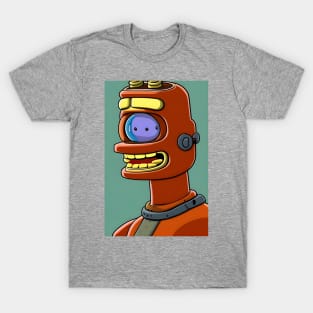 Smiling retro robot T-Shirt